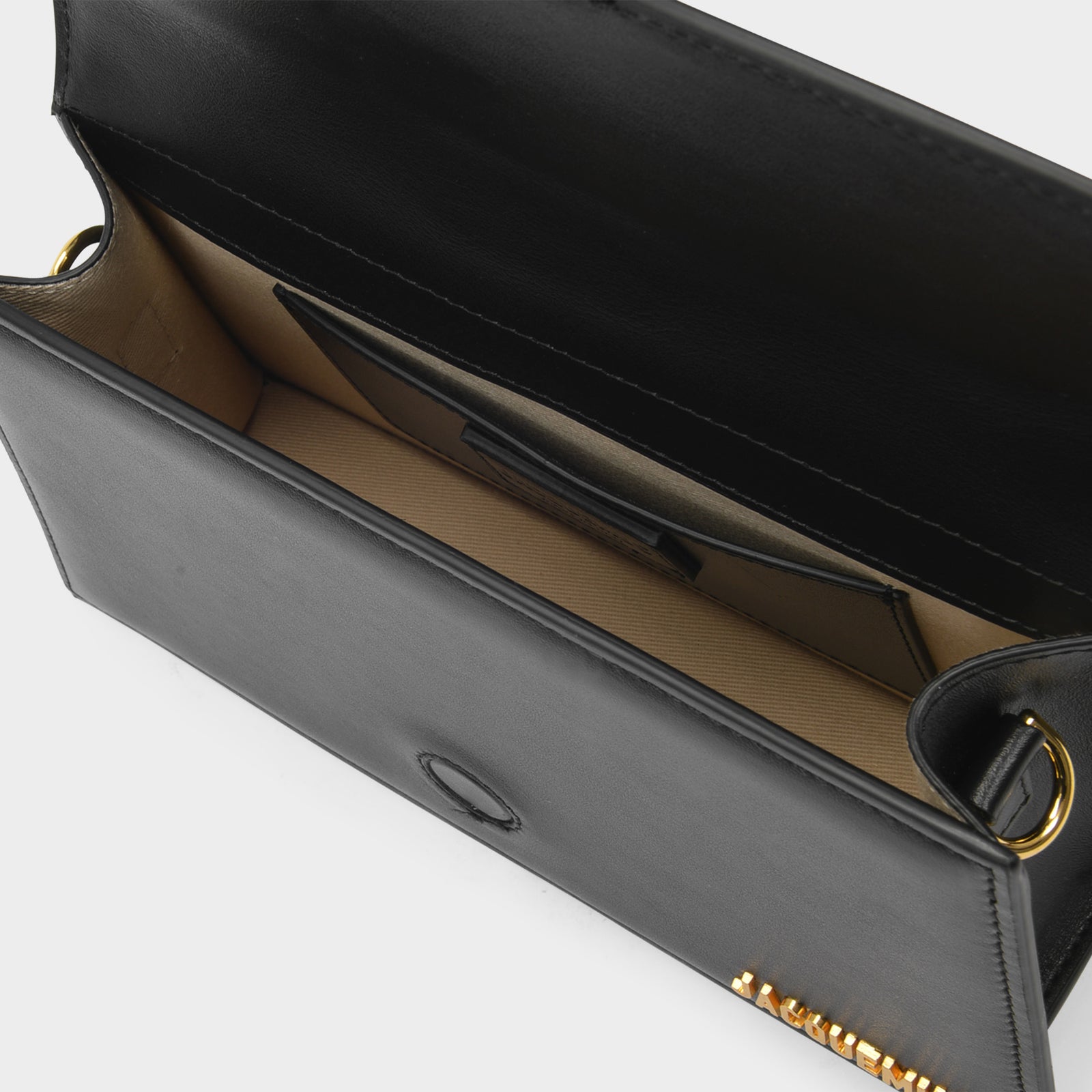 Le Grand Bambino Crossbody - Jacquemus - Black - Leather Le Grand Bambino Crossbody - Jacquemus - Black - Leather