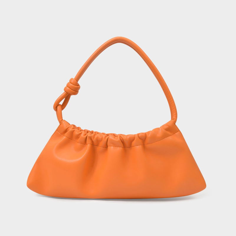 Valerie Bag in Orange Vegan Leather