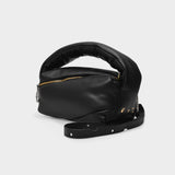 Pump Pouch in Black Leather