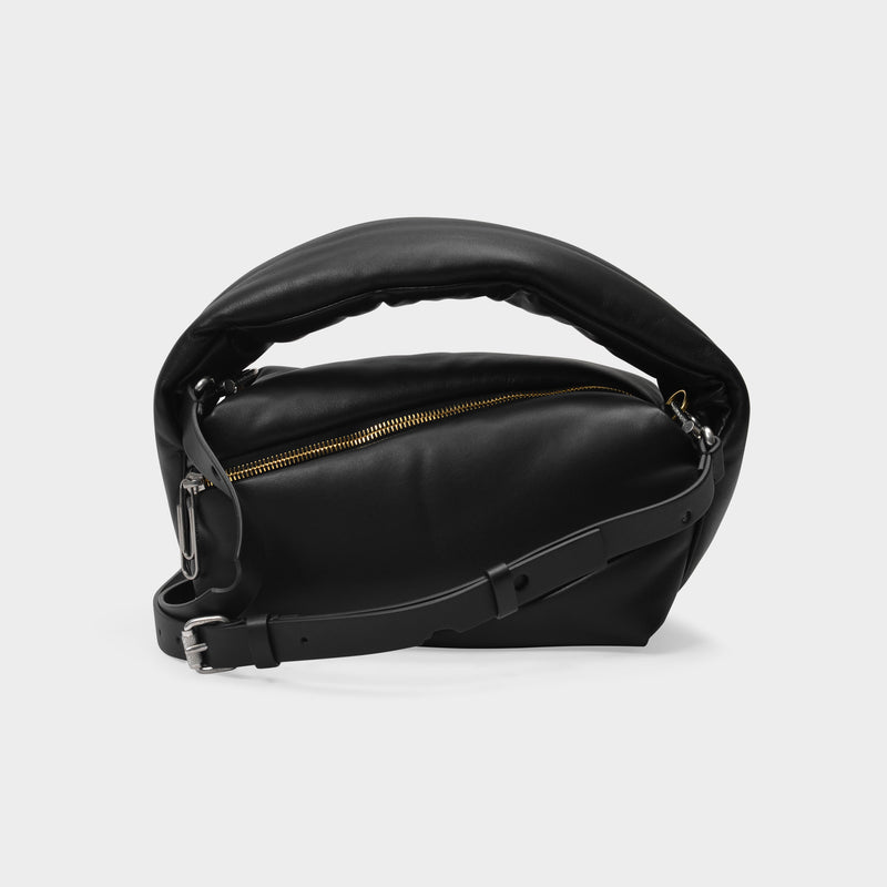Pump Pouch in Black Leather