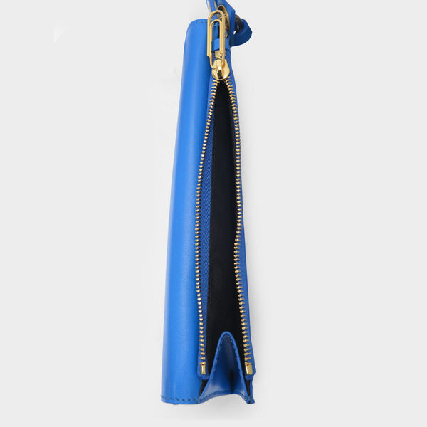 iPhone Case in Blue Leather