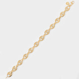 Eight Nano Bracelet in Gold Brass