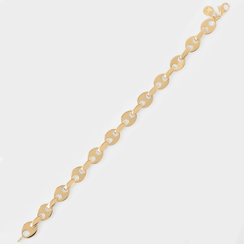 Eight Nano Bracelet in Gold Brass
