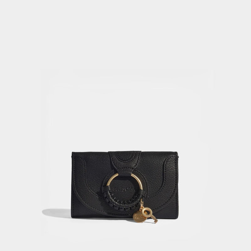 Hana Compact  Wallet - See By Chloe -  Black - Leather