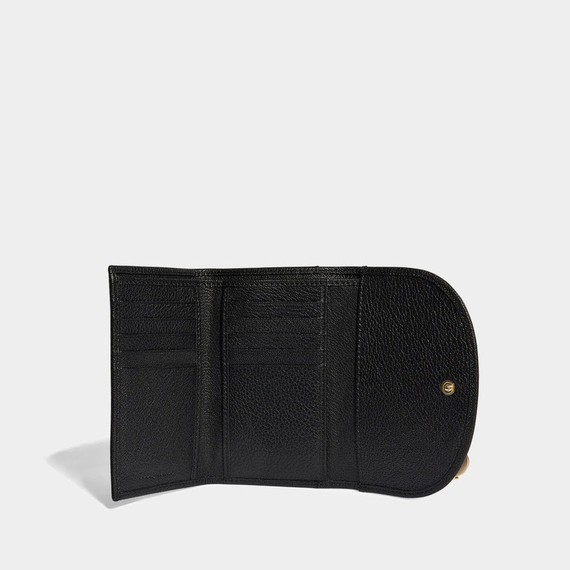 Hana Compact  Wallet - See By Chloe -  Black - Leather