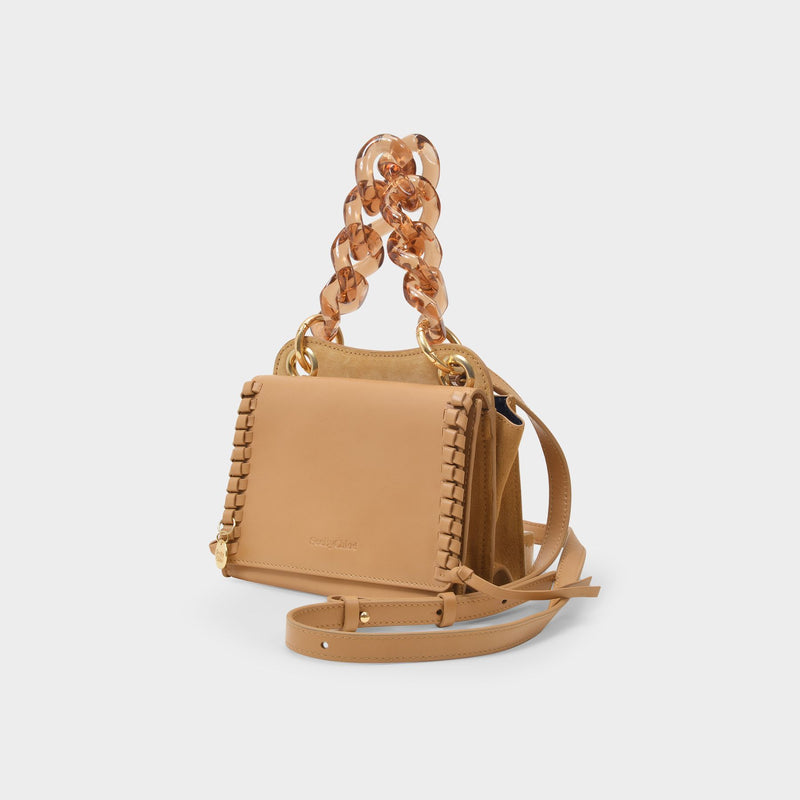 Mini Tilda Crossbody Bag in Camel Leather