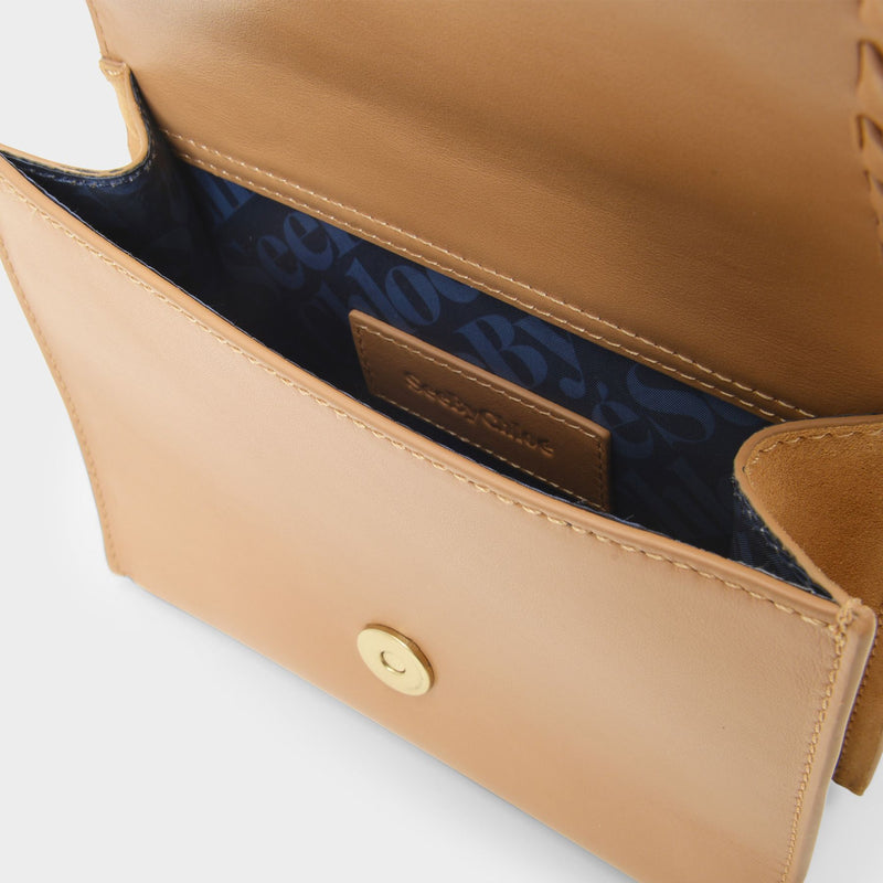 Mini Tilda Crossbody Bag in Camel Leather
