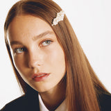 Large Flower  Hair Accessorie - Simone Rocha - Pearl - Pearl