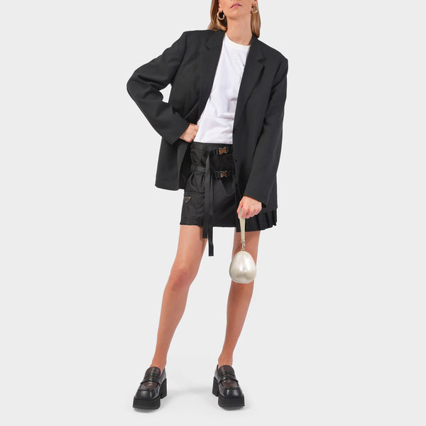 Micro Egg Pouch - Simone Rocha - Pearl White