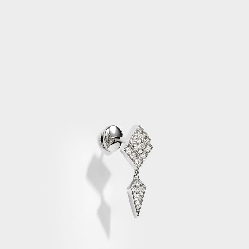 Stairway Earring in Diamonds/Silver