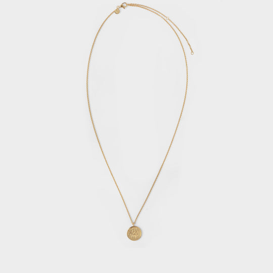 Coin Pendant Gold in Silver 9K Gold Plated