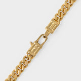 Curb Bracelet L Gold in Silver 9K Gold Plated