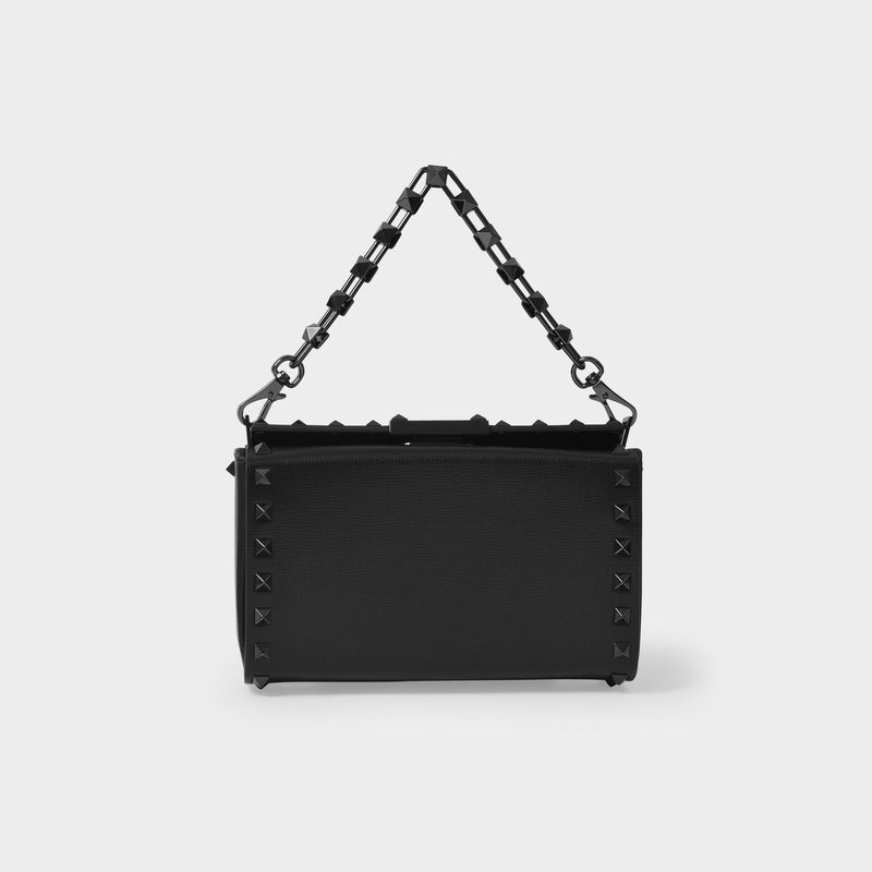 Clutch in Black Leather