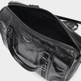 Sunny Medium Bag in Black Leather