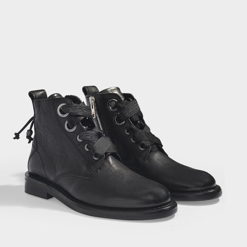 Laureen Roma Ankle Boots in Black Leather