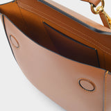 Hortensia Mini Bag in Brown Leather