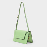 Penelope Mini Bag in Green Leather