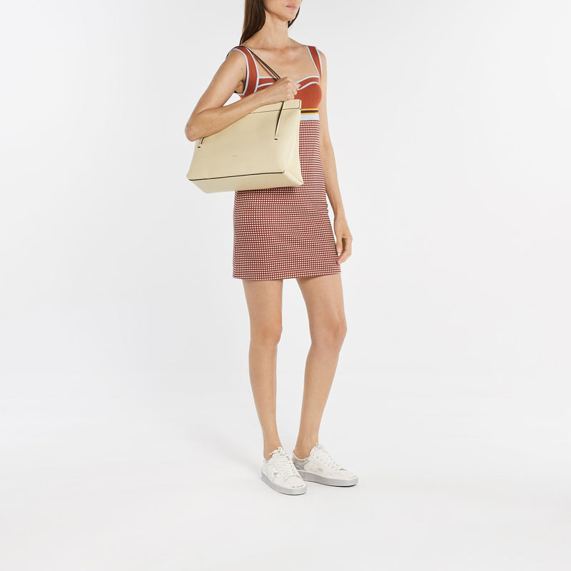 Joanna Bag Medium in Beige Leather