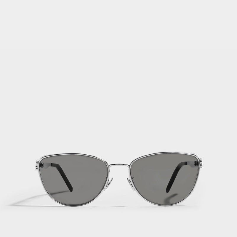 Sunglasses in Silver Metal